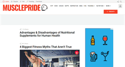 Desktop Screenshot of musclepride.com